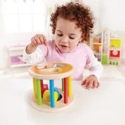 1-2-3 Houten Vormenstoof -Bekende Speelgoed Winkel 1 2 3 vormenstoof hape e0500 1 1