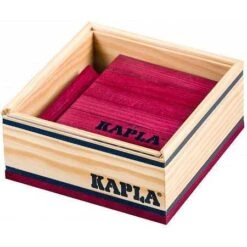 Kapla C40P 40 Delig Aanvulset Bordeau-Rood Constructie Speelgoed