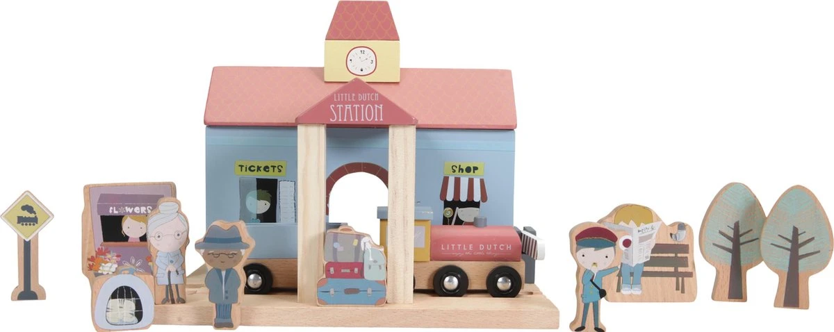 Little Dutch Railway Treinstation 5 Little Dutch Railway Treinstation - Afbeelding 3