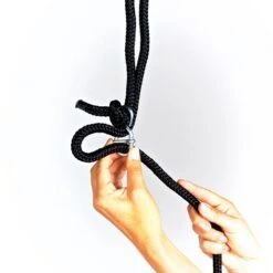 Schommelzitje Marshmallow Black-Raven Big 17 Schommelzitje Marshmallow Black-Raven Big -Bekende Speelgoed Winkel PurpleFrog Touw met verstelschalm