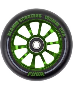 Stuntstep Wiel Aluminium 100mm Slamm Flair 2.0 Met Abec 9 Lagers In Color Zwart