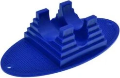 Stuntstep Standaard Kunststof Div Kleuren -Bekende Speelgoed Winkel Stuntstep standaard scooter base stand blue blauw