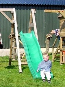 Aanbouw Glijbaan Compact – Platformhoogte 150 Cm.