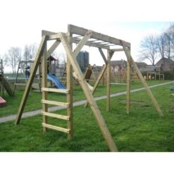 Apenbrugschommel Robuust 6 Haken 9 Apenbrugschommel Robuust 6 Haken -Bekende Speelgoed Winkel apenbrug schommel robuust 1 1