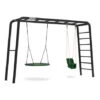 BERG PlayBase Large Met Duikelrek En Ladder (Peuterschommel En Nestschommel) -Bekende Speelgoed Winkel berg playbase large tt speeltoestel met rekstok ladder babyzitje nestschommel