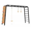 BERG PlayBase Large Met Duikelrek En Ladder (schotelschommel, Houten Ringen En Klimwand) -Bekende Speelgoed Winkel berg playbase large tt speeltoestel met rekstok ladder schotelschommel turnringen en klimmuur
