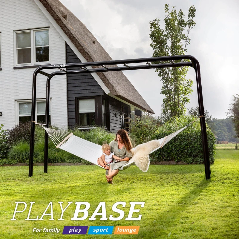 BERG PlayBase Large Met Duikelrek En Ladder (schotelschommel, Houten Ringen En Klimwand) 8 BERG PlayBase Large Met Duikelrek En Ladder (schotelschommel, Houten Ringen En Klimwand) - Afbeelding 6