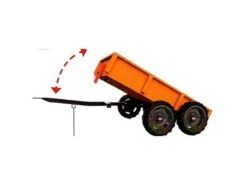 BERG Tandem Trailer L Aanhangwagen Skelter Aanhanger -Bekende Speelgoed Winkel berg tandem trailer voor buddy en rally 1