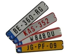 BERG Kentekenkit Kentekenplaat Voor Skelter -Bekende Speelgoed Winkel berg number plate nummerplaat kenteken