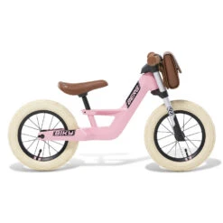 BERG BIKY Retro Pink Loopfiets 12 ” Inch Luchtbanden -Bekende Speelgoed Winkel bergtoys biky retro pink 12 inch loopfiets speelactief.nl berg 1
