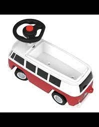 Big Baby VW T1 Red Loopauto Bobby Car 5 Big Baby VW T1 Red Loopauto Bobby Car - Afbeelding 3