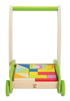 Duwkar – Blokkenkar Block & Roll -Bekende Speelgoed Winkel blokkenkar hape e0371 3