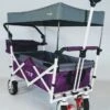 Active Outdoor Bolderkar Paars Met Zonnedak En Extra Bagagetas. Showmodel -Bekende Speelgoed Winkel bolderwagen active outdoor wagon paars