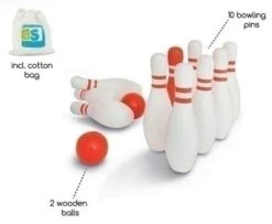 Bowlingspel Rood & Wit -Bekende Speelgoed Winkel bowlingspel rood en wit buitenspeel 1 1
