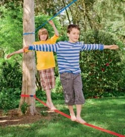 Balanceband / Slackline 17,5 M. Kids At Work -Bekende Speelgoed Winkel corvus a750300 kids at work slackline balanceren voor kinderen 3
