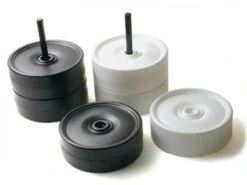 Damstenen Groot 11 Cm. (2 X 12 Stuks) -Bekende Speelgoed Winkel damspel buiten rt 1 1