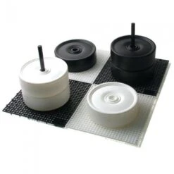 RollyDamstenen Damstenen Groot 25 Cm. (2 X 12 Stuks) -Bekende Speelgoed Winkel damspel buiten rt 2