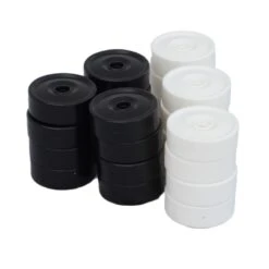 RollyDamstenen Damstenen Groot 25 Cm. (2 X 12 Stuks) -Bekende Speelgoed Winkel damspel buiten rt