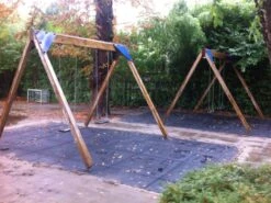 Schommel Hout Zwaar – 4 Haken Openbaar -Bekende Speelgoed Winkel dubbele houten schommel openbaar 1 1