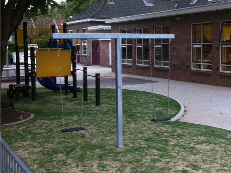 T Schommel Met A-symmetrische Armen Paal Schommel Gegalvaniseerd 8 T Schommel Met A-symmetrische Armen Paal Schommel Gegalvaniseerd - Afbeelding 6