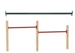 Duo-Duikelrek Duikelstang Rood/Groen 90cm.