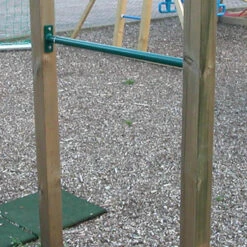 Enkel-Duikelrek Duikelstang Rood/Groen Mono-90cm. In Color Rood -Bekende Speelgoed Winkel duikelrek groen 1