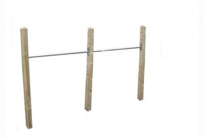 Duo-Duikelrek Duikelstang RVS 125cm 4 Duo-Duikelrek Duikelstang RVS 125cm - Afbeelding 2