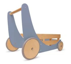 Kinderfeets Cargo Walker Duwkar En Speelgoedkist In 1. -Bekende Speelgoed Winkel duwkar kinderfeets cargo walker blauw 3