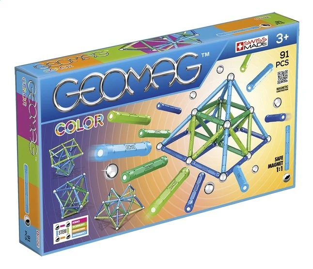 Geomag Color 91-delig Magnetisch Speelgoed 3 Geomag Color 91-delig Magnetisch Speelgoed