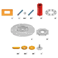 Geomag Mechanics – 146 Delig -Bekende Speelgoed Winkel geomag mechanics 146 delig 3