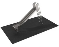 Glijbaan RVS 150 Cm. Openbaar