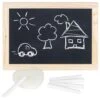 Goki Krijtbord Lei Steen Met Houten Frame En Krijtjes -Bekende Speelgoed Winkel goki 58952 krijtbord mini schoolbord leisteen bordje