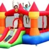 Springkussen Happy Hop Castle Bouncer With Slide N -Bekende Speelgoed Winkel happy hop 9017 springkussen castle bouncer with slide n