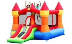 Springkussen Happy Hop Castle Bouncer With Slide N