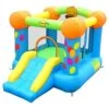 Springkussen Party Slide & Hoop Bouncer -Bekende Speelgoed Winkel happy hop 9070 springkussen party slide hoop bouncer