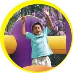 Springkussen Combo Bouncer With Slide -Bekende Speelgoed Winkel happy hop 9236 springkussen combo bouncer with slide 3