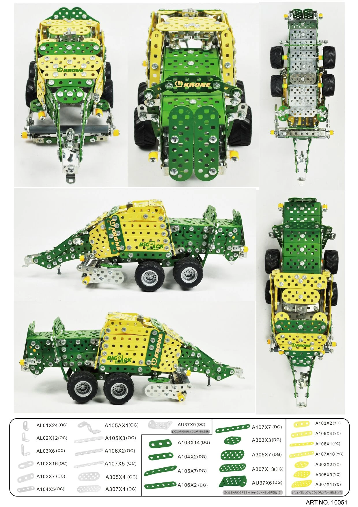 Tronico Mini Krone Hooibalenpers 1:32 Constructie Speelgoed 7 Tronico Mini Krone Hooibalenpers 1:32 Constructie Speelgoed - Afbeelding 5