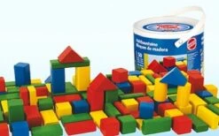 Blokken Gekleurd 50 Stuks -Bekende Speelgoed Winkel houten blokken heros 50151 1 1