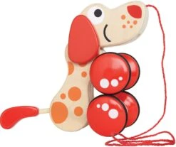 Trekfiguur – Hape – Pepe Pull Along -Bekende Speelgoed Winkel houten trekfiguur hape walk a long puppy 1 1