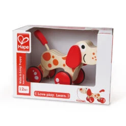 Trekfiguur – Hape – Pepe Pull Along -Bekende Speelgoed Winkel houten trekfiguur hape walk a long puppy 4