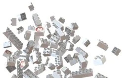 Hubelino Set Witte Bouwstenen 105-delig -Bekende Speelgoed Winkel hubelino 4200531 blokken wit 105 delig 1 1