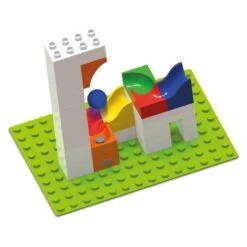 Hubelino Knikkerbaan Uitbreidingsset Katapult 41-delig -Bekende Speelgoed Winkel hubelino 882 knikkerbaan uitbreiding katapult 2