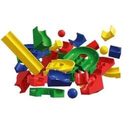 Hubelino Knikkerbaan Baanelementen Aanvulset 30-delig -Bekende Speelgoed Winkel hubelino knikkerbaan 30 delig 420046 1 1