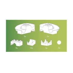 Hubelino Knikkerbaan Uitbreidingsset Baanelementen 33-delig 9 Hubelino Knikkerbaan Uitbreidingsset Baanelementen 33-delig -Bekende Speelgoed Winkel hubelino knikkerbaan uitbreidingsset 33 delig 420152 2