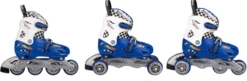 Inline Quads Junior Verstelbaar Blauw -Bekende Speelgoed Winkel inline quad nijdam 52qp blauw 1
