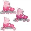 Inline Quads Junior Rose Verstelbaar -Bekende Speelgoed Winkel inline quad nijdam 52qp rose