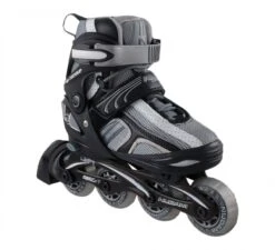 Verstelbare Inline Skate Skeeler Nijdam Zwart -Bekende Speelgoed Winkel inline skates nijdam 52rv 1 1