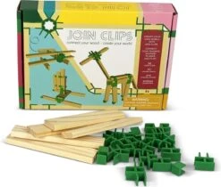 Kapla Join Clips Basic Set Home Edition JC200/40 -Bekende Speelgoed Winkel join clips JC5610 kapla constructie speelgoed 1