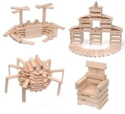 Kapla C100 Wooden Box 100 Delig -Bekende Speelgoed Winkel kapla bouwplankjes 4 3