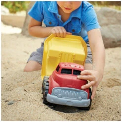 Green Toys Green-Toys Kiepwagen Rood Vrachtwagen -Bekende Speelgoed Winkel kiepwagen rood green toys 2